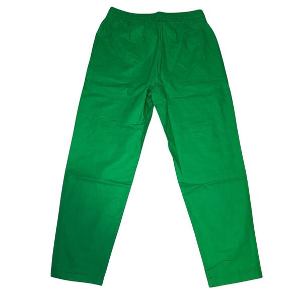J.Crew Factory Green Linen Cotton Drawstring Pants Size 4 NWT - Picture 3 of 6